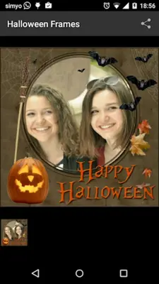 Halloween photo Frames android App screenshot 0