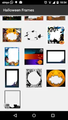 Halloween photo Frames android App screenshot 2